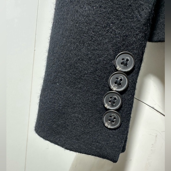 Ralph Lauren Sport Size 8 Black 100% Wool Tailcoat Tailored Blazer Women's - Picture 9 of 16